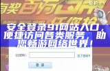 安全登录91网站入口，便捷访问各类服务，助您畅游网络世界！